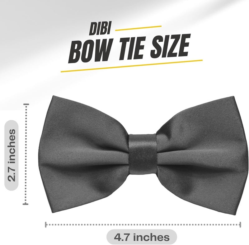 DIBI Adjustable Classic Pretied Bow Tie for Men, Women, and Boys - Men's Bowtie for Wedding, Costume Party and Formal Events - Image 3